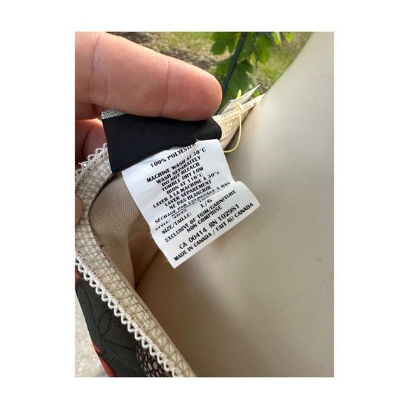 Vtg | 90s Chiffon Floral A-Line Skirt Fairycore Green Tan Orange Elastic Waist S - Picture 7 of 7